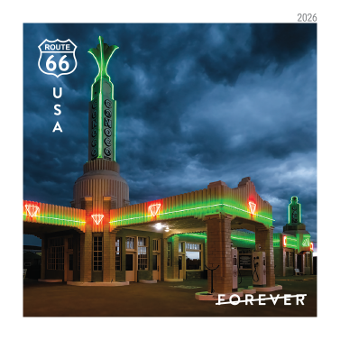 2026 Route 66 Stamps | Tool Stamps US Postage Stamps