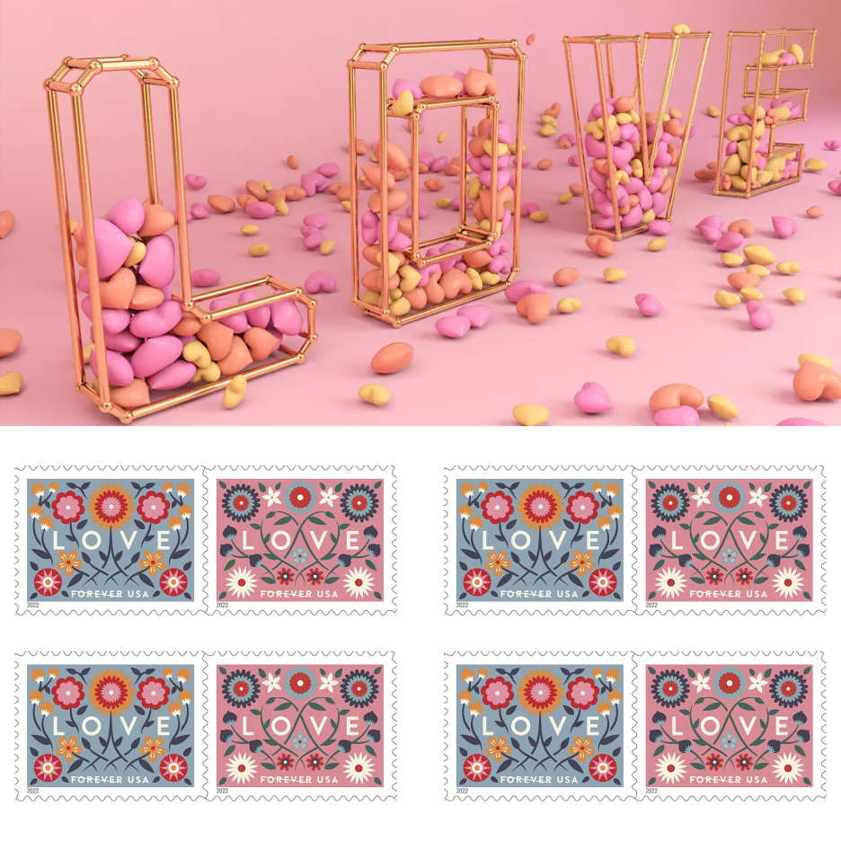 2022 Love Forever Stamps | Tool Stamps US Postage Stamps