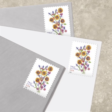 2022 Sunflower Bouquet Two Ounce Forever®Stamp | Tool Stamps US Postage Stamps