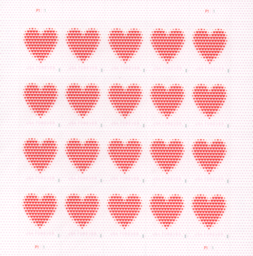 2020 Made of Hearts Forever Stamps | Tool Stamps US Postage Stamps