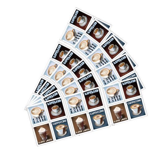 2021 Espresso Drinks Coffee Forever stamps | Tool Stamps US Postage Stamps
