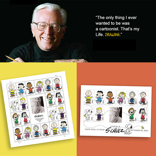 2022 Charles M. Schulz Forever®Stamp | Tool Stamps US Postage Stamps