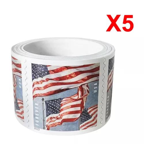 2022 U.S. Flag Forever Stamps  Roll | Tool Stamps US Postage Stamps