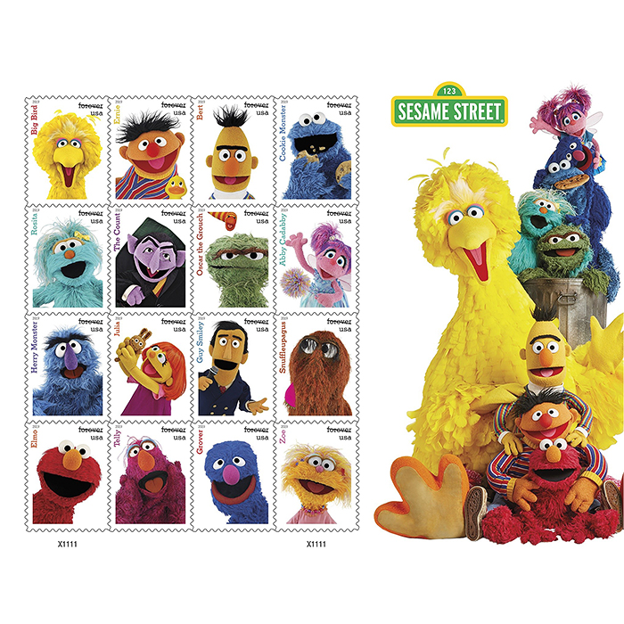 2019 Sesame Street Forever®Stamp | Tool Stamps US Postage Stamps