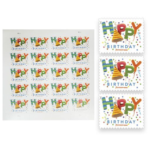 2021 Happy Birthday Stamps | Tool Stamps US Postage Stamps