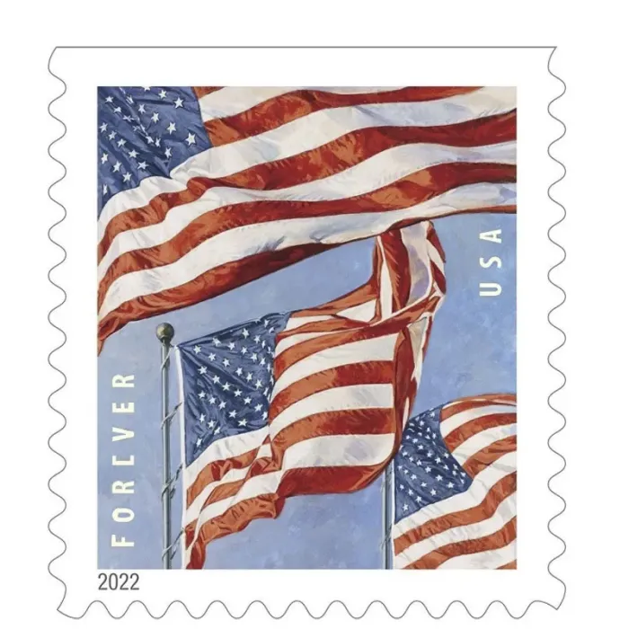 2022 U.S. Flag Forever Stamps 50 Rolls | Tool Stamps US Postage Stamps