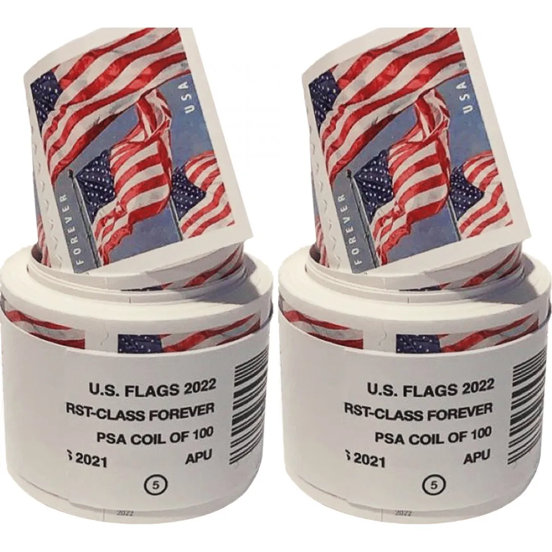 2022 U.S. Flag Forever Stamps 10 Rolls | Tool Stamps US Postage Stamps