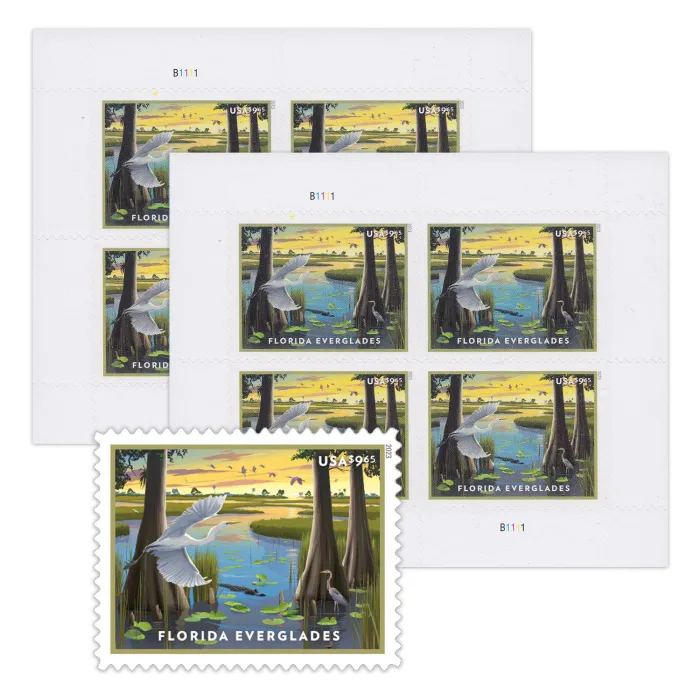 2023 FLORIDA EVERGLADES STAMPS | Tool Stamps US Postage Stamps