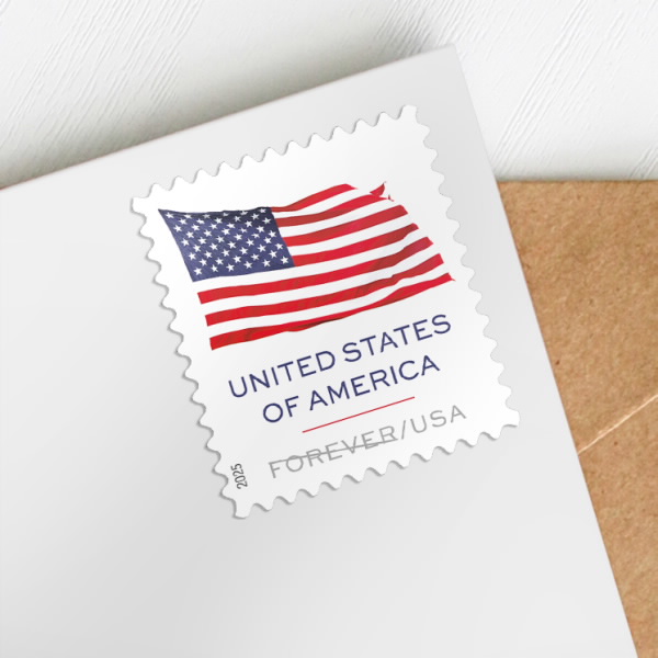 2025 U.S. Flag Stamps 100 rolls - Forever Stamps