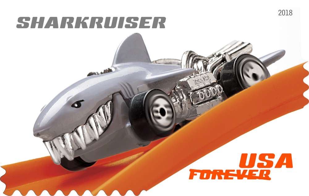 2018 Hot Wheels Stamps - Forever Stamps