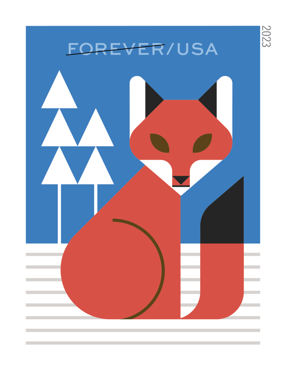 2023 Winter Woodland Animals Stamps - Forever Stamps