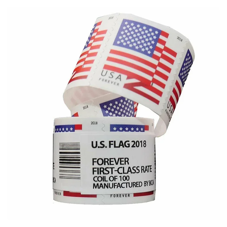 2018 U.S. Flag Forever Stamps Roll | Tool Stamps US Postage Stamps