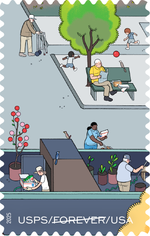 2025. 250 Years of Delivering Stamps 100 pcs - Forever Stamps