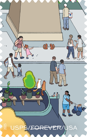 2025. 250 Years of Delivering Stamps 100 pcs - Forever Stamps