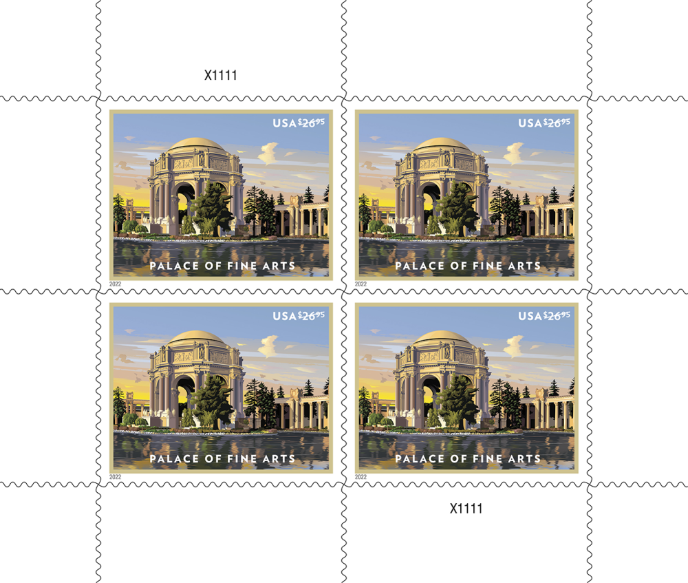 2022 Palace of Fine Arts Stamps - Forever Stamps